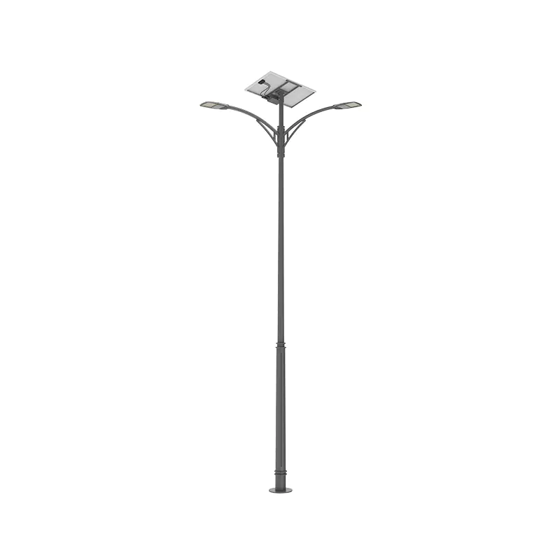 Ulkona aurinkoenergialla toimiva katuvalojärjestelmä